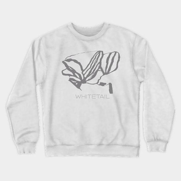 Whitetail Resort 3D Crewneck Sweatshirt by Mapsynergy